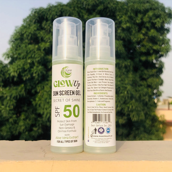 Glow Up Sunscreen Gel 50ml